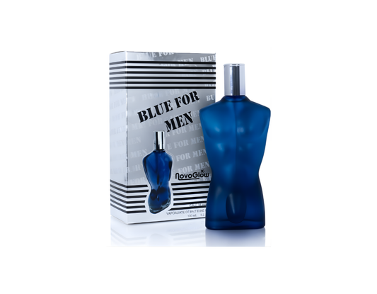 Blue Eau de Toilette for Men – Fresh Coconut, Tonka Bean & Amber Woods | Modern Bold Fragrance 4.2oz (125ml)