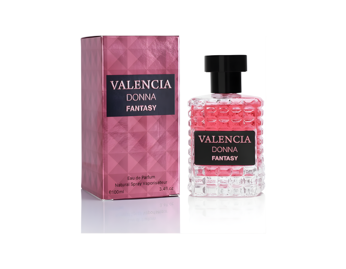 Valencia Donna Fantasy EDP for Women 3.4oz Citrus Kiwi Musk